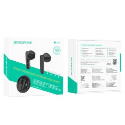 Беспроводные наушники TWS Borofone BW08 BT5.1/25mAh (300mAh)/3.5ч черные