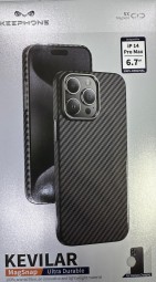 Накладка для i-Phone 14 Pro Max Keephone Kevilar Magsnap черный