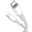 Кабель-зарядка Type-C на Lightning Baseus High Density Braided 20W 1м (CATLGD-02) белый