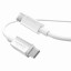 Usb Кабель-зарядка Type-C на Type-C Hoco X107 1м 60W белый