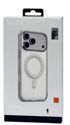 Накладка для i-Phone 17 Pro Puloka Armor Magsafe оранжевый