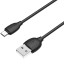 Usb Кабель-зарядка Micro Borofone BX19 Benefit 1.3A 1м силиконовый черный