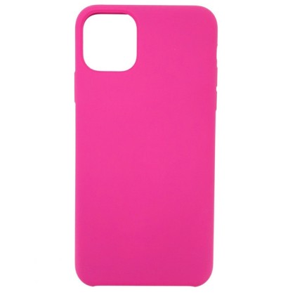 Чехол-накладка  i-Phone 11 Pro Silicone icase  №47 кислотно-розовая