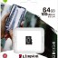 micro SDXC карта памяти Kingston 64GB Class10 100R A1 Canvas Plus без ад..(SDCS2/64GBSP)