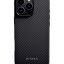 Накладка для i-Phone 16 Pro Max 6.9" Pitaka Military-Grade Protective Case черно-серый