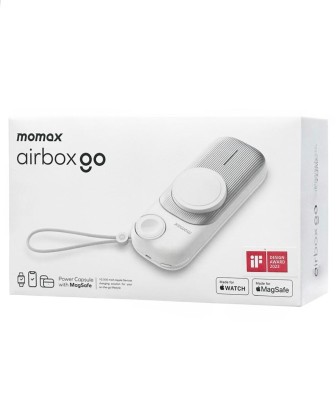 Беспроводное зарядное устройство Momax Airbox Go Power Capsule MA02W белое