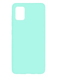 Накладка для Samsung Galaxy A02S/M02S Silicone cover бирюзовая