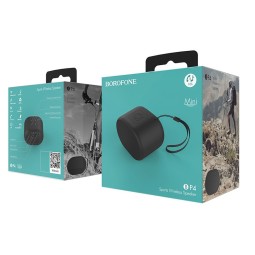 Bluetooth колонка Borofone mini BP4 BT5.0/1800mAh/10ч/3Вт/MicroSD/TF/AUX черная