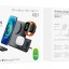 Беспроводное зарядное устройство 3in1 смартфон/Watch/AirPods Hoco CQ1 15W черное
