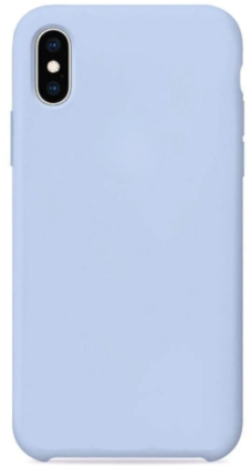 Чехол-накладка  i-Phone XS Max Silicone icase  №05 лиловая