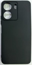 Накладка для Xiaomi Redmi 13C Silicone cover без логотипа черная