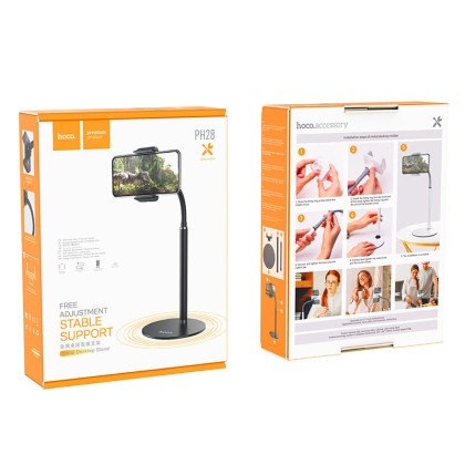 Держатель для телефона на стол Hoco PH28 4.7"-10" белый