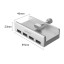 USB-хаб Orico MH4PU 4xUSB3.0 серебристый