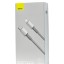 Usb Кабель-зарядка TYPE-C на Lighting Baseus High Density Braided 20W 2м (CATLGD-A02) белый