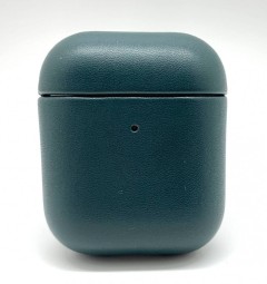 Кожаный чехол для AirPods 1/2 K-DOO LuxCraft зеленый