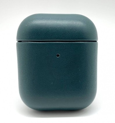 Кожаный чехол для AirPods 1/2 K-DOO LuxCraft зеленый