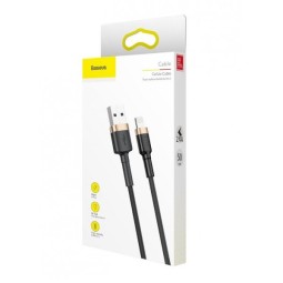 Usb Кабель-зарядка Lightning Baseus 0.5м (CALKLF-AV1) золотистый
