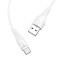 Usb Кабель-зарядка Type-C Borofone BX18 Optimal 2A 1м силиконовый белый