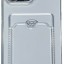 Чехол-накладка силикон с карманом под карту i-Phone 14 Pro Max 6.7" прозрачная