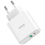 Сетевое зар. устр. Hoco C57A 1USB/1C 3A 18W белое