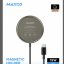 Беспроводное зарядное устройство Maxco Magnetic MW10 15W серое