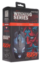 Мышь игровая проводная Smartbuy RUSH Gaki черная (SBM-743G-K)