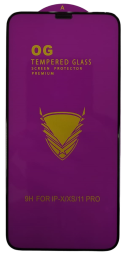 Защитное стекло для i-Phone X/XS/11 Pro 5.8" OG Purple чёрное