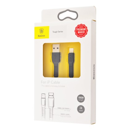 Usb Кабель-зарядка Lightning Baseus Tough 2A 1м (CALZY-B01) чёрный