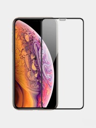 Защитное стекло для i-Phone 11 Pro/X/XS 5.8" 9D чёрное
