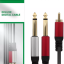 Кабель 2xAUX 6.35мм (папа) - 2xRCA (папа) Livepower S275 1.8м черный