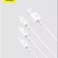 Кабель-зарядка Baseus Superior 3в1 i-Phone/Type-C/Micro 3.5A 0.5м P10320105221-01 белый