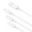 Кабель-зарядка Baseus Superior 3в1 i-Phone/Type-C/Micro 3.5A 0.5м P10320105221-01 белый
