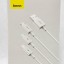 Кабель-зарядка Baseus Superior 3в1 i-Phone/Type-C/Micro 3.5A 0.5м P10320105221-01 белый