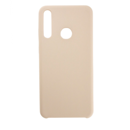 Накладка для Huawei Y6P Silicone cover пудро