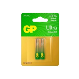 Батарейка алкалиновая GP LR03/2BL Ultra G-TECH