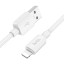 Usb Кабель-зарядка Lightning Hoco X96 2.4A 1м силиконовый белый