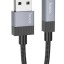 Кабель-переходник Hoco UPA32D USB (папа) на AUX 3.5мм (мама) черный