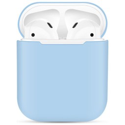 Силиконовый чехол для AirPods лиловый