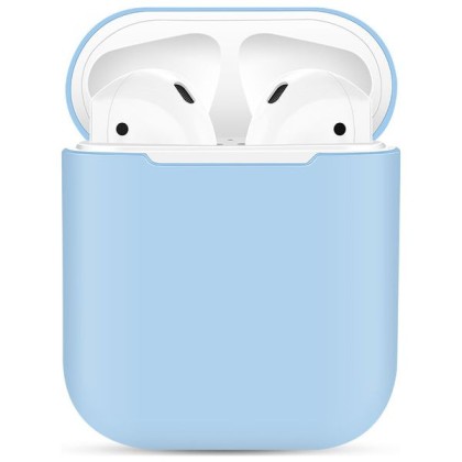 Силиконовый чехол для AirPods лиловый