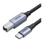 Type-C Кабель для принтера Ugreen US370 3м черный