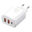 Сетевое зар. устр. Baseus Super Si Quick Charger 2USB/1C 30W EU CCXJ-E02 белое