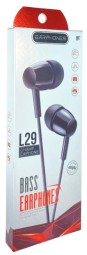 Наушники с микрофоном L29 1.2м черные