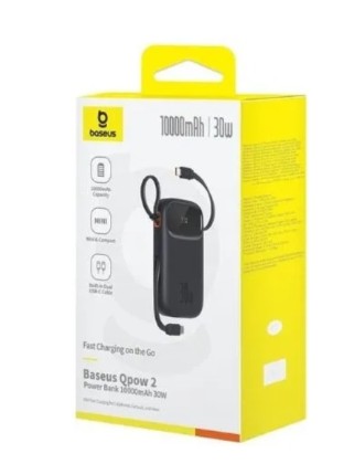 Powerbank Baseus Qpow Digital Display 10000mAh 30W (P10055008113-00) черный