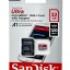 micro SDHC карта памяти SanDisk 32GB Class 10 Ultra UHS-I  A1 (120 Mb/s) + SD адаптер SDSQUA4-032G-G