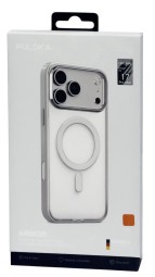 Накладка для i-Phone 17 Pro Max Puloka Armor Magsafe оранжевый