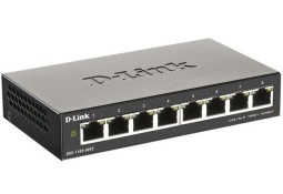 Коммутатор-мини D-Link DGS-1100-08V2/A1A с 8-портами черный