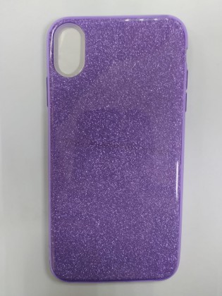 Накладка для i-Phone XS Max силикон блестящие