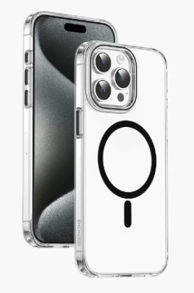 Накладка для i-Phone 15 Pro Max Keephone Aurora Pro Magsafe черный