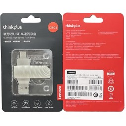 USB3.2/USB-C флеш накопитель Lenovo Thinkplus MU232 128GB серебристый