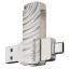 USB3.2/USB-C флеш накопитель Lenovo Thinkplus MU232 128GB серебристый